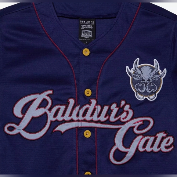 DUNGEONS AND DRAGONS BALDURS GATE 3 JERSEY ASTARION D&D Men's Size Medium NWT - Picture 4 of 9